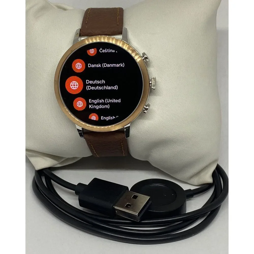 Fossil Gen 4 Authentic Digital Dial Smart Watch Custom Band FTW6016 DC86